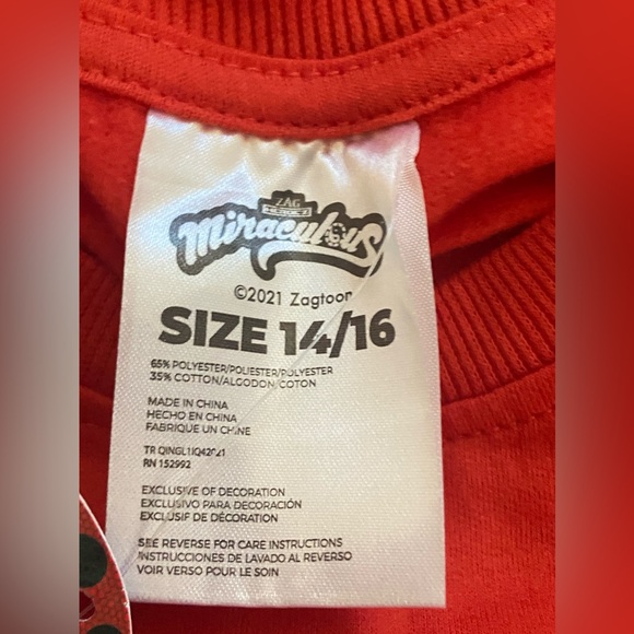 Ladybug and Cat Noir Holiday Sweatshirt - Picture 3 of 3